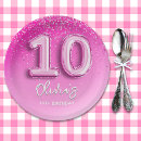 Search for 10th birthday plates Girl