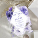 Search for purple square invitations Floral