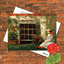 Search for four leaf clover postcards Girl