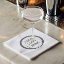 Search for branded napkins Company logo