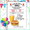 Search for burgers and beer invitations Bbq