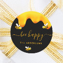 Search for golden honey stickers Black
