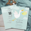 Search for stork baby shower invitations Clouds