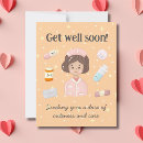 Search for funny get well cartoon postcards Feel better soon