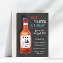 Search for red white and brew invitations Patriotic