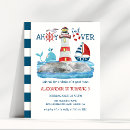 Search for sailboat birthday invitations Lighthouse