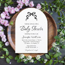Search for ribbon baby shower invitations Minimalist
