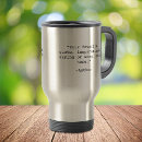 Search for travel mugs Typography