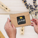 Search for black and gold graduation stickers Class of 2024