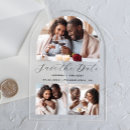 Search for clear save the dates Minimalist