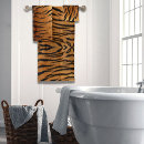 Search for tiger bath towels Black and brown