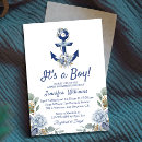 Search for stylish baby boy shower invitations Floral