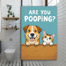 Search for cat poop art Bathroom