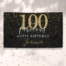 Search for one hundredth posters Black and gold