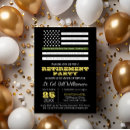Search for military retirement invitations Green