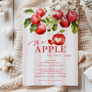 Search for apple baby shower invitations Watercolor