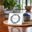 Search for blueberries thank you cards Gender neutral