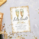Search for lets toast invitations Gold