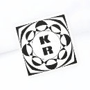 Search for modern geometric stickers Return address