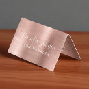 Search for rose gold business cards Pink
