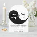 Search for yin yang invitations Simple