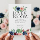 Search for navy and pink bridal shower invitations For her