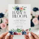 Search for pink and navy baby shower invitations Mother to be