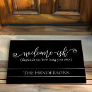 Search for funny doormats Welcome ish
