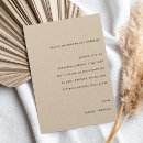 Search for typewriter wedding invitations Minimalist