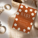 Search for daisy baby shower invitations Boho floral