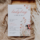 Search for lady bug invitations It's a girl