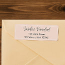 Search for gold border return address labels Minimal