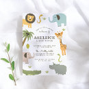 Search for wild jungle baby shower invitations Modern