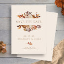 Search for fall leaves save the dates Elegant