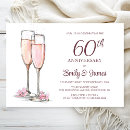 Search for 60th anniversary invitations Watercolor