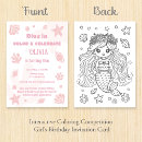 Search for mermaid 4th birthday invitations Underwater