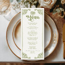 Search for retro wedding menus Dinner