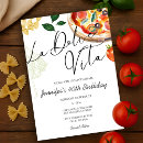 Search for pasta dinner party invitations La dolce vita