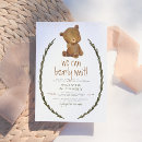 Search for cute bear invitations Rustic