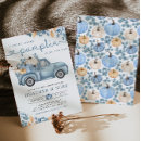 Search for little blue truck invitations Fall leaves