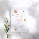 Search for little cutie thank you cards Orange