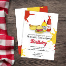 Search for funny hamburger invitations Summer