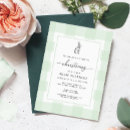 Search for green christening invitations Boy baptism