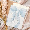 Search for something blue bridal shower invitations Bow