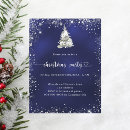 Search for blue christmas invitations Xmas