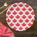 Search for maple leaf plates Red