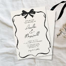 Search for bows wedding invitations Couple