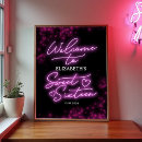 Search for glow party posters Neon light birthday