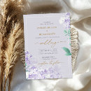 Search for lilac and gold wedding invitations Watercolor