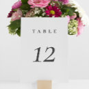 Search for classic elegant table cards Simple